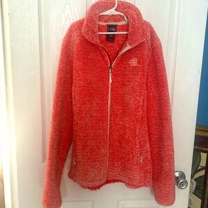 The North Face coral fleece jacket size small